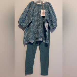 5-6yr blouse pant set
